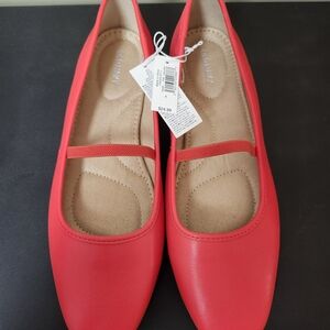 Old Navy Women's Bright Red Flats